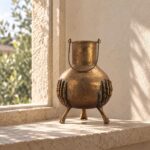 Firenze Ayakli Bronz Vazo